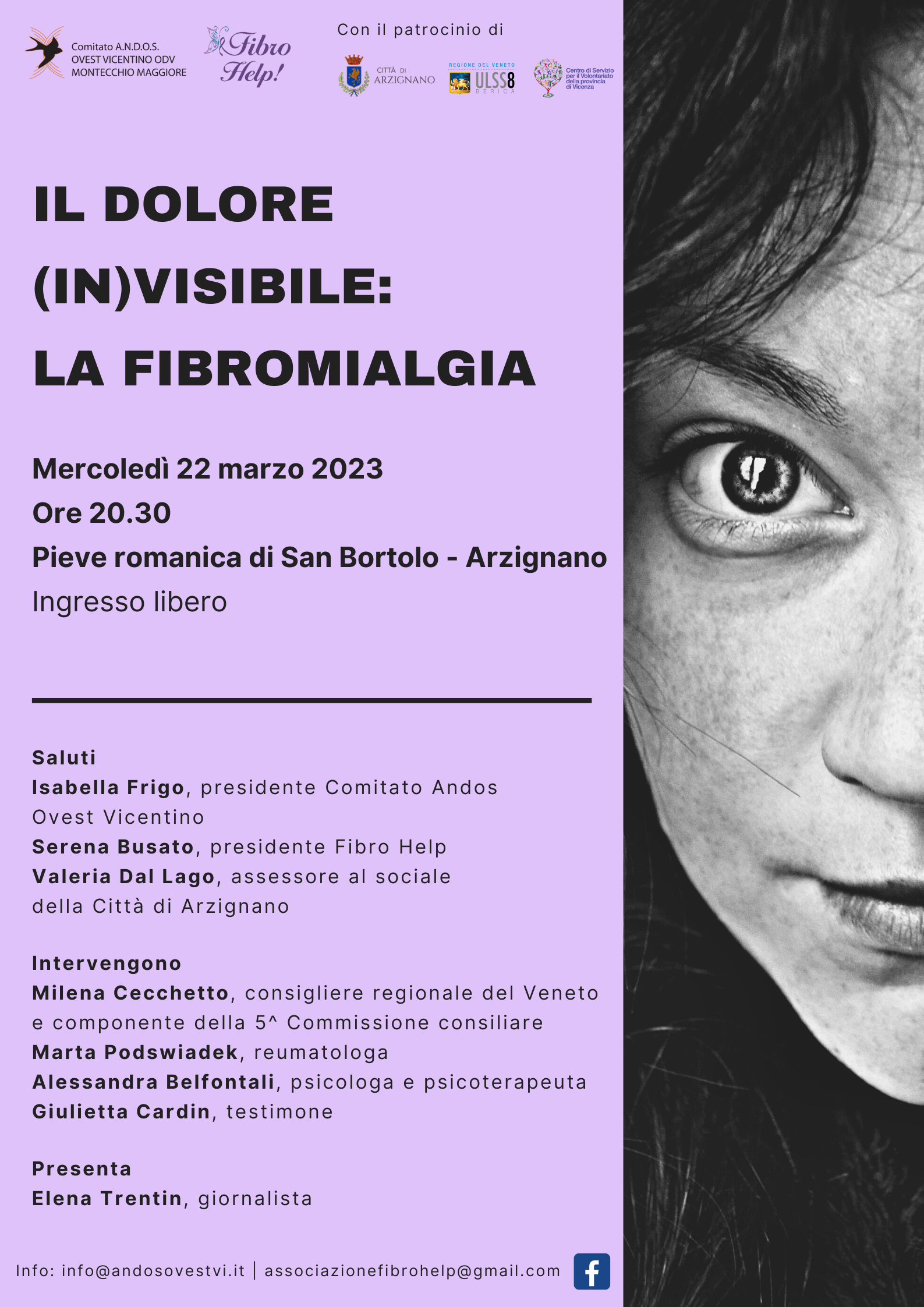 <strong>Fibromialgia: incontro ad Arzignano il 22 marzo</strong>