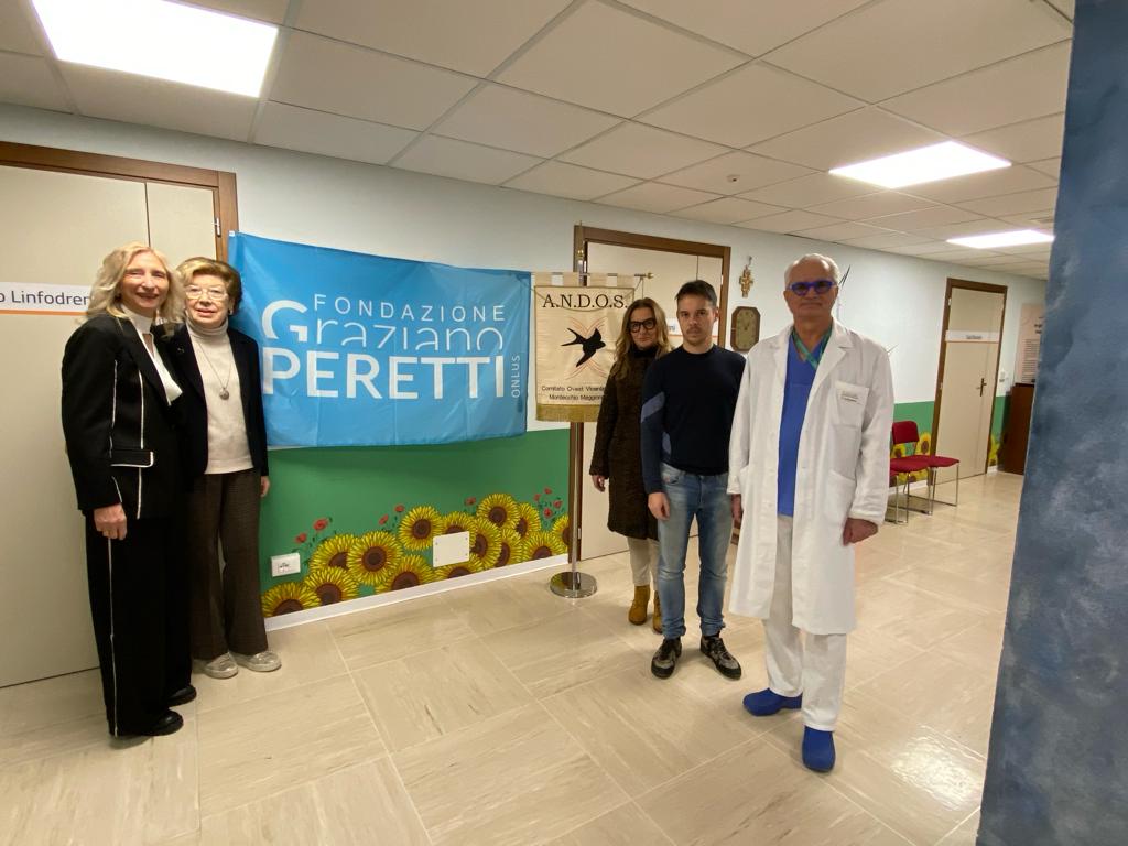 Linfodrenaggio Andos a Lonigo, in arrivo un nuovo fisioterapista grazie alla Fondazione Peretti