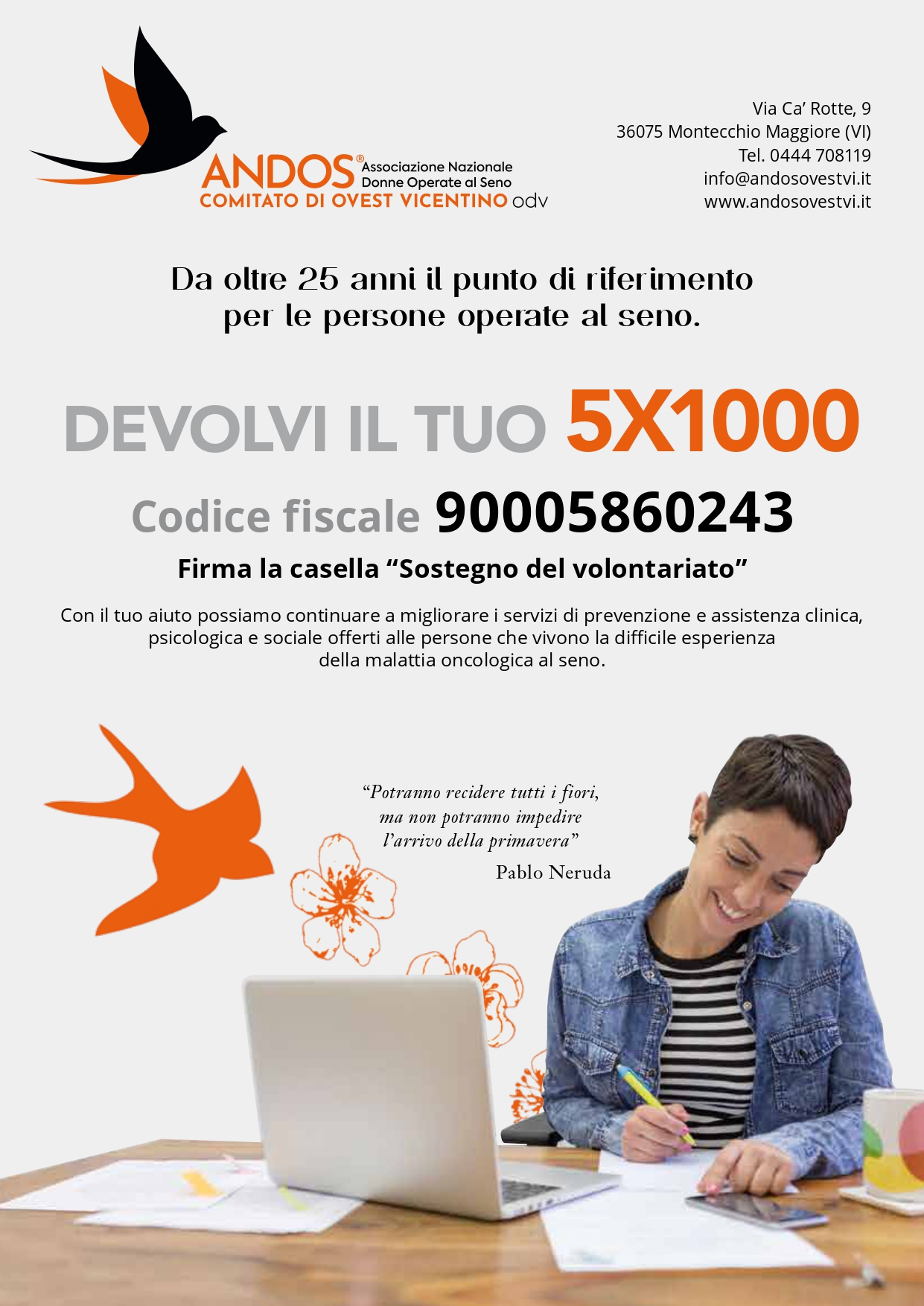 AIUTACI AD AIUTARE CON IL 5 X MILLE